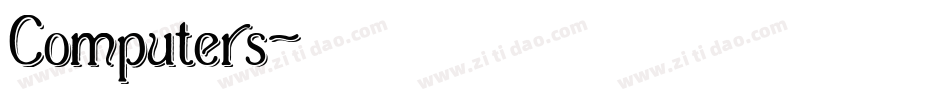 Computers字体转换