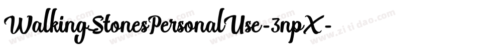 WalkingStonesPersonalUse-3npX字体转换