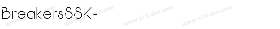 BreakersSSK字体转换