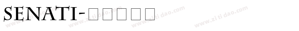 SENATI字体转换