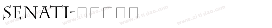 SENATI字体转换