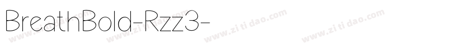 BreathBold-Rzz3字体转换
