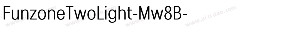 FunzoneTwoLight-Mw8B字体转换