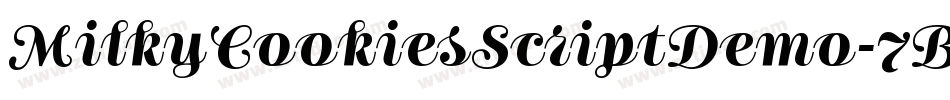 MilkyCookiesScriptDemo-7B92l字体转换