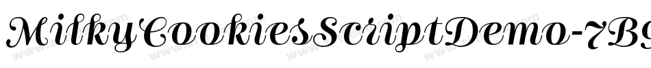 MilkyCookiesScriptDemo-7B92l字体转换