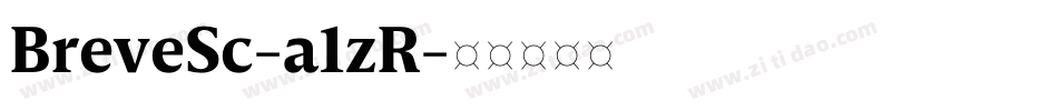 BreveSc-a1zR字体转换