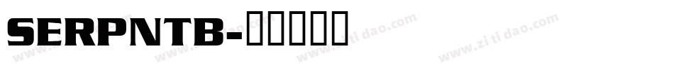 SERPNTB字体转换