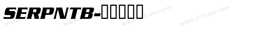 SERPNTB字体转换