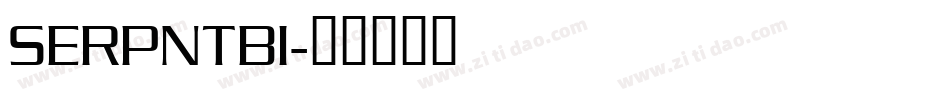SERPNTBI字体转换