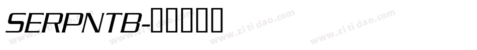 SERPNTB字体转换