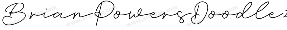 BrianPowersDoodle21-rvo8字体转换