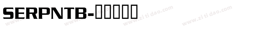 SERPNTB字体转换