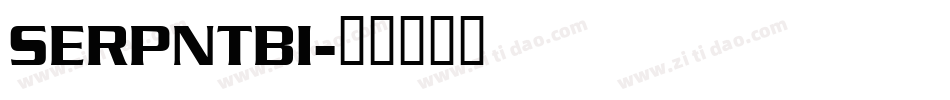 SERPNTBI字体转换