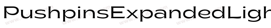 PushpinsExpandedLight-Ome3字体转换 PushpinsExpandedLight-Ome3字体转换