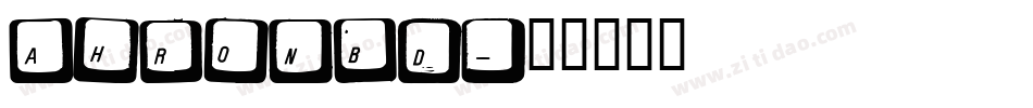 ahronbd字体转换