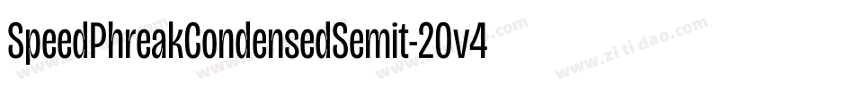 SpeedPhreakCondensedSemit-2Ov48字体转换 SpeedPhreakCondensedSemit-2Ov48字体转换
