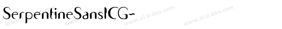 SerpentineSansICG字体转换