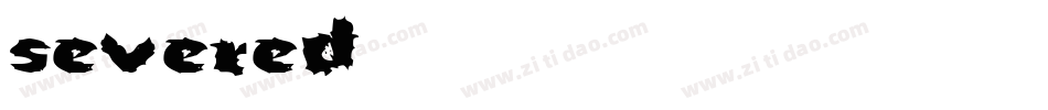 Severed字体转换