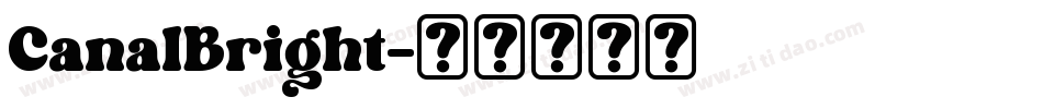 CanalBright字体转换