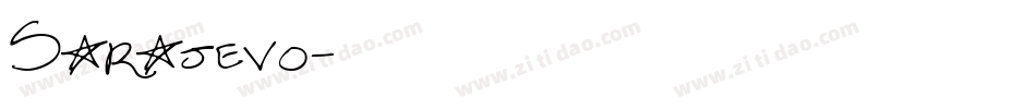 Sarajevo字体转换