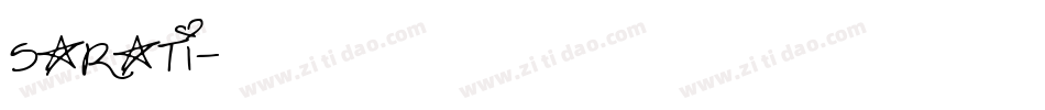 sarati字体转换