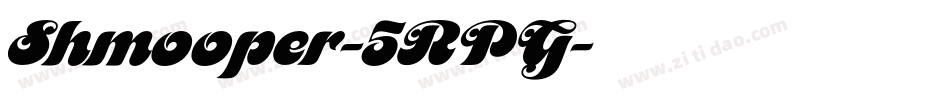 Shmooper-5RPG字体转换