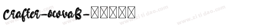 Crafter-owvaB字体转换