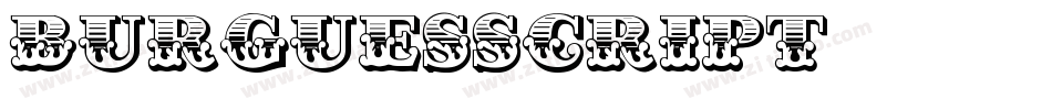 burguesscript手机版字体转换
