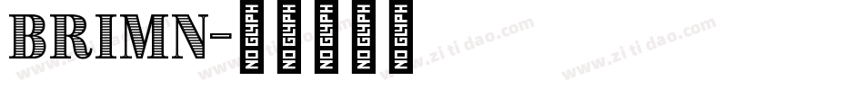 BRIMN字体转换