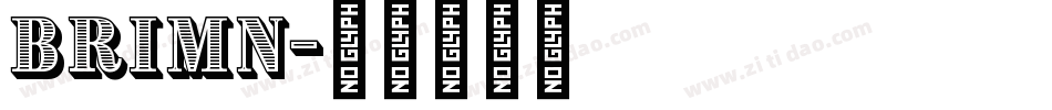 BRIMN字体转换
