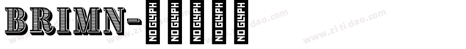 BRIMN字体转换