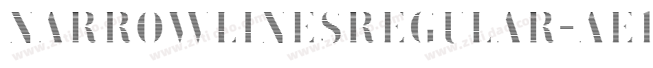 NarrowLinesRegular-aE1E字体转换