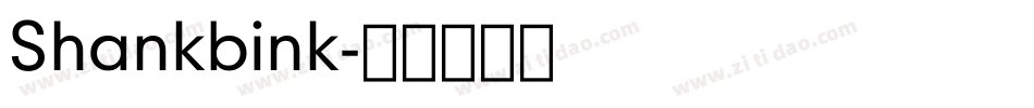 Shankbink字体转换