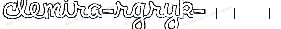 Clemira-rgryK字体转换