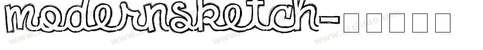 ModernSketch字体转换