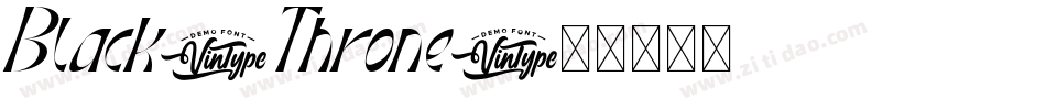 Black_Throne字体转换