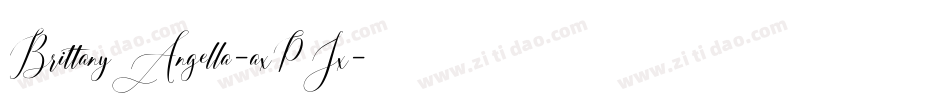 BrittanyAngella-axPJx字体转换
