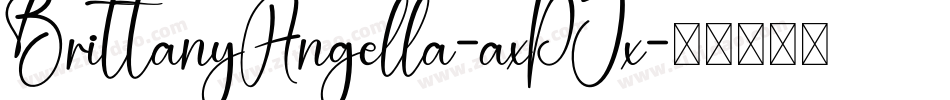 BrittanyAngella-axPJx字体转换