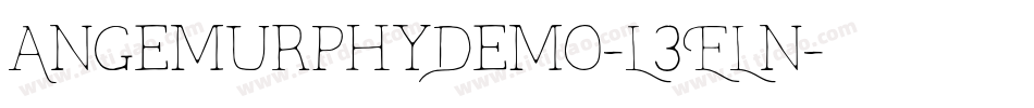 AngemurphyDemo-L3ELn字体转换