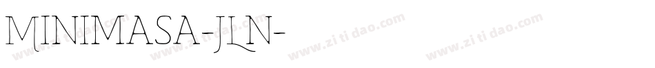 Minimasa-JLn字体转换