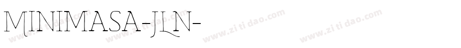 Minimasa-JLn字体转换