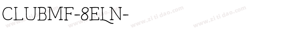 Clubmf-8eLn字体转换