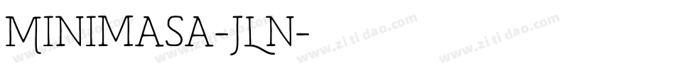 Minimasa-JLn字体转换