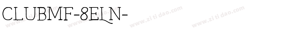 Clubmf-8eLn字体转换