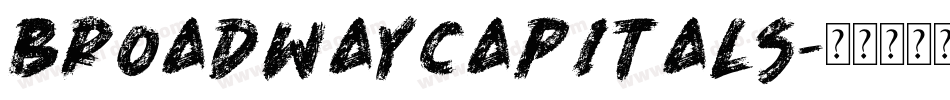 BroadwayCapitals字体转换