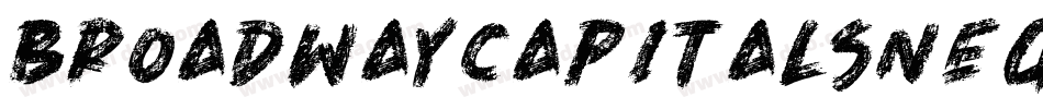 BroadwayCapitalsNegativ字体转换 BroadwayCapitalsNegativ字体转换