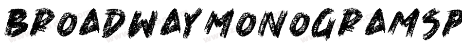 BroadwayMonogramsPlain-ZpqJ字体转换