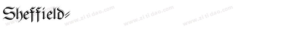 Sheffield字体转换