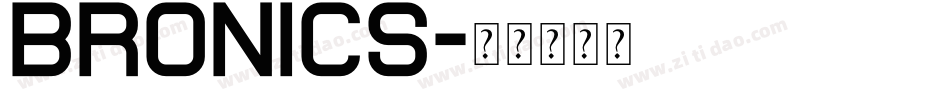 bronics字体转换