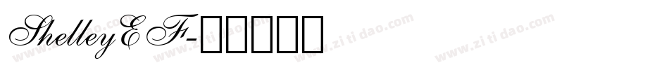 ShelleyEF字体转换